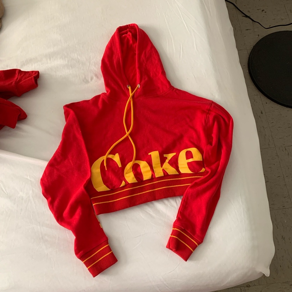 Coca-Cola Red and Yellow Apparel Set